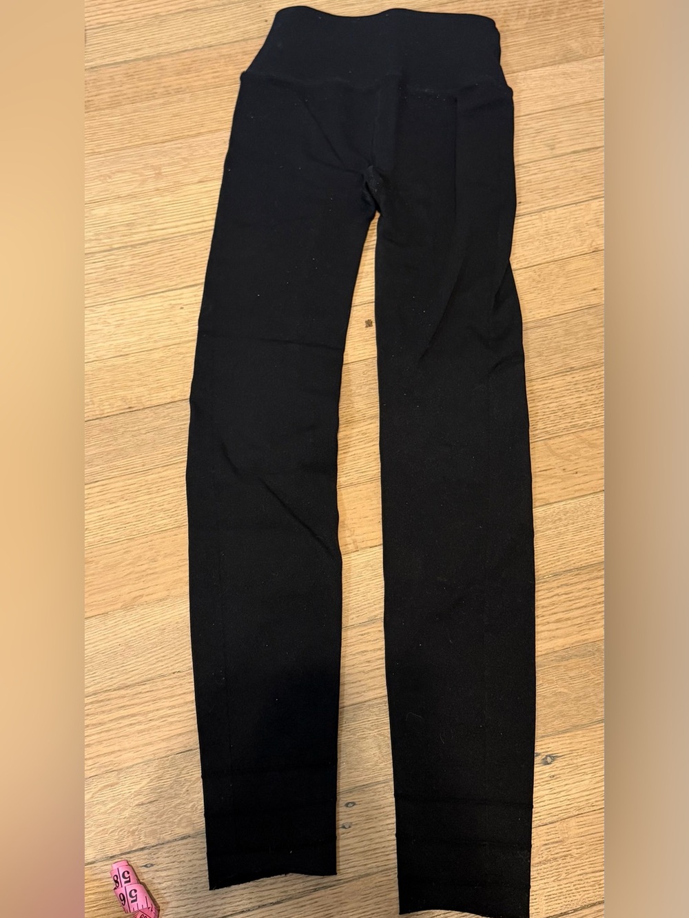 Fabletics Sculptknit leggings w/ sports bra, black, see pics for measurements